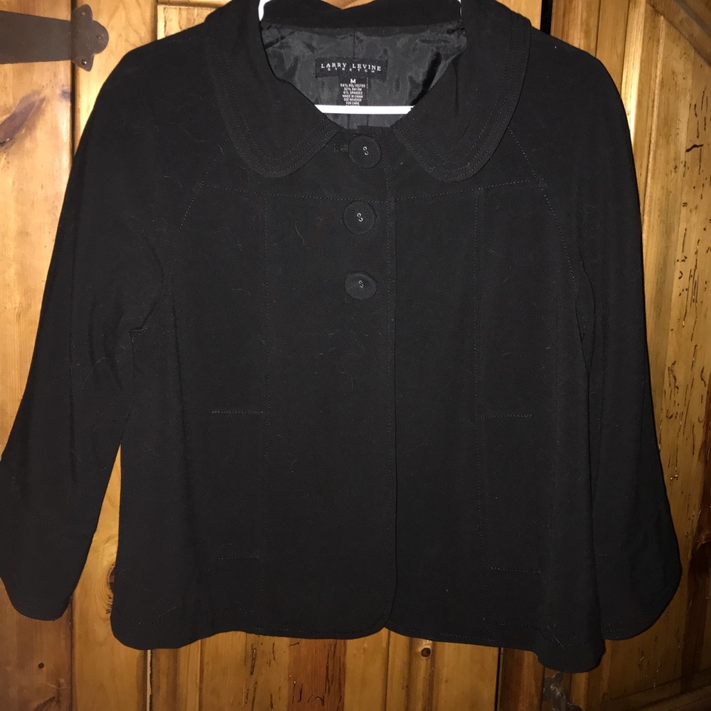 Cropped swing coat